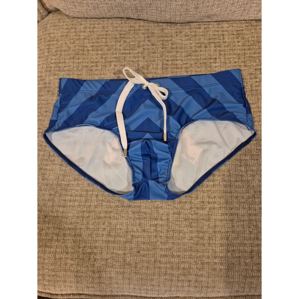 Men’s "Bon Appétit" Hamburger Swim Briefs - Size Large - Novelty Swimwear